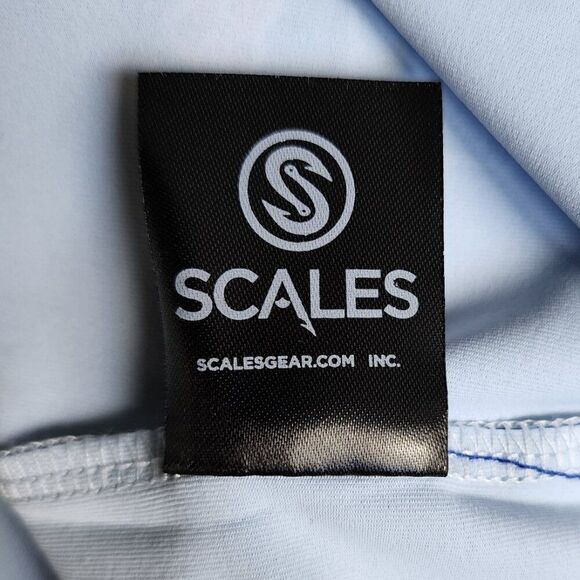 SCALES Men's XL Golf Polo UPF 50+ | Clubhouse Performance Hula Surf & Slay NWT - Picture 11 of 13